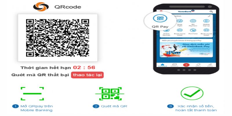 Hình thức quét mã QR Code
