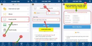 Hình thức nạp tiền vào Kubet từ cây ATM