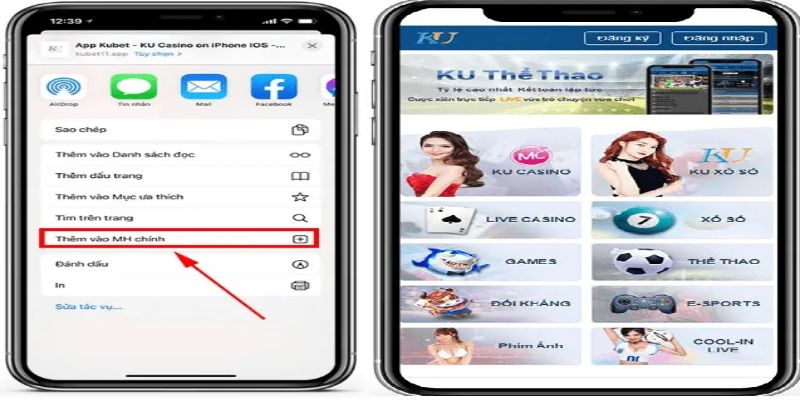 Tải ứng dụng Kubet siêu nhanh cho IOS